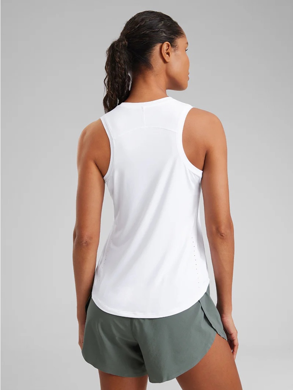 Ultralight Hip Length Racerback Tank - Picture 2 of 6